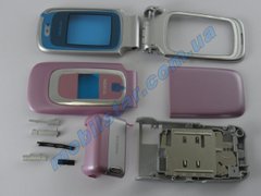 Корпус телефону Nokia 6085 розовий. High Copy
