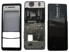 Корпус телефону Sony Ericsson C510 чорний. AAA