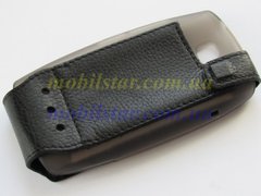 Шкіряний чохол-фліп для Nokia Asha 303 чорний