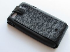Кожаный чехол-флип для Sony Xperia ST23i, Sony Xperia Miro черный