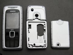 Корпус телефону Siemens M75 срібний. AAA