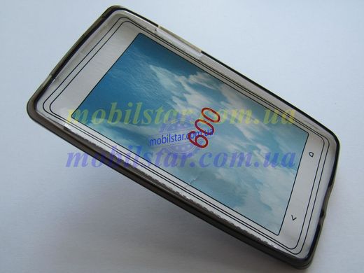 Силикон для HTC Dezire 600, HTC 608 черный
