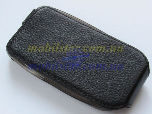Шкіряний чохол-фліп для Nokia C3-00 чорний