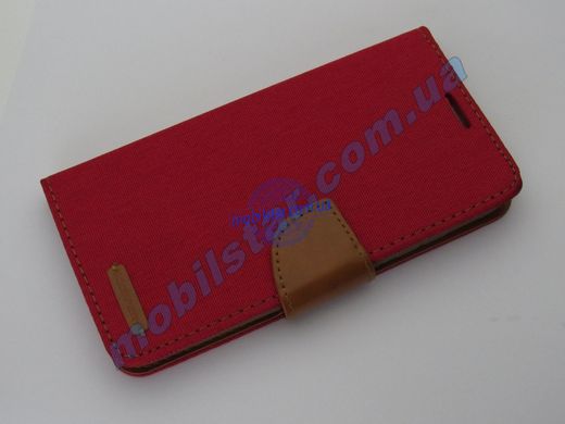 Чехол книжка для Xiaomi Redmi Note 4 красная goospery