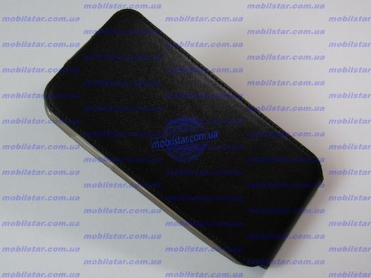 Кожаная чехол книжка для Samsung J200, Samsung J2 черная