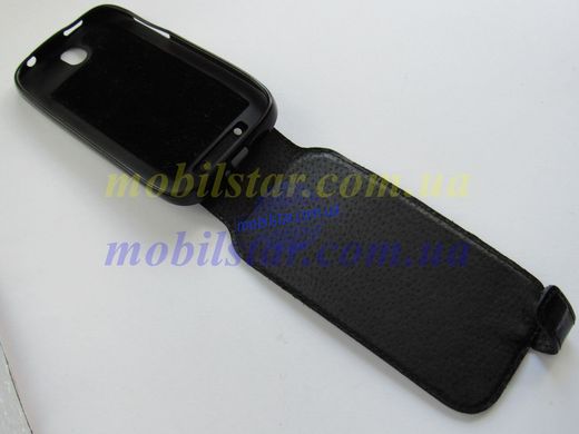 Кожаный чехол-флип для HTC One SV, HTC C520e черный