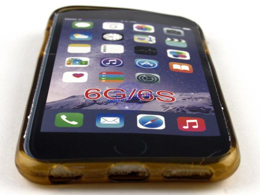 Силікон для IPhone 6G, Phone 6S коричневий