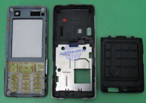 Корпус телефону Sony Ericsson C702 чорний High Copy