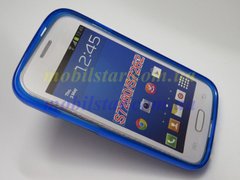 Силикон для Samsung S7260, Samsung 7262 синий