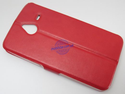 Чехол-книжка для Nokia 640XL, Microsoft Lumia 640XL красная "Windows"