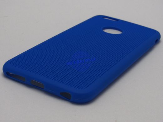 Силікон для IPhone 6 Plus синій сітка