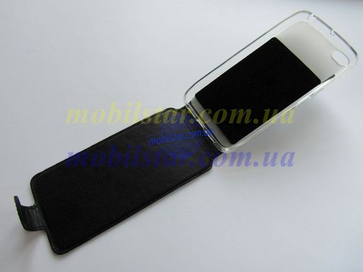 Шкіряний чохол-фліп для Lenovo S90 чорний