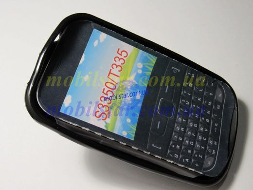Чехол для Samsung S3350, Samsung T3350 черный