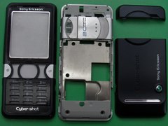 Корпус телефону Sony Ericsson K550 чорний High Copy