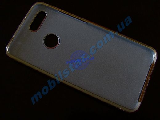 Силикон для Xiaomi Mi 8 lite золотистый блестящий