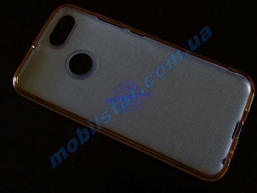 Чехол для Xiaomi Mi A1, Xiaomi Mi 5X золотистый блестящий