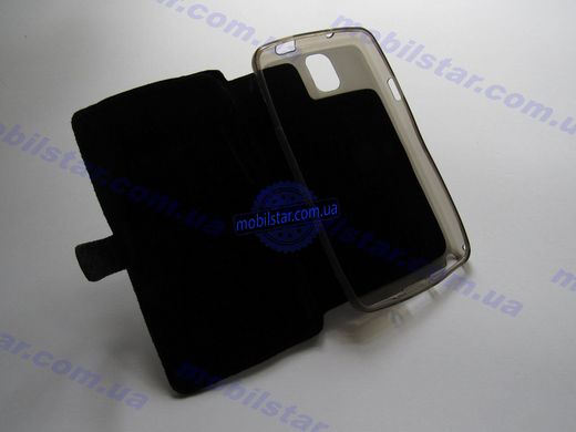 Шкіряний чохол-фліп для Samsung N9000, Samsung N9002, Samsung N9005, Samsung Note3 чорний