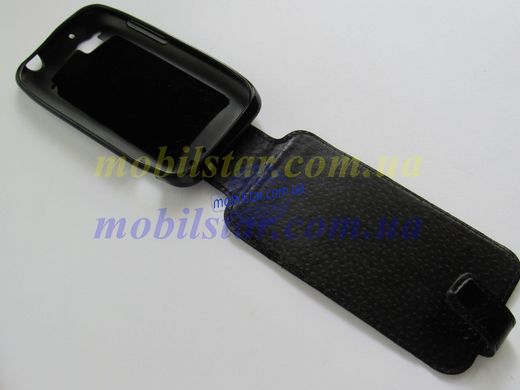 Шкіряний чохол-фліп для HTC Rhyme S510b, HTC G20 чорний