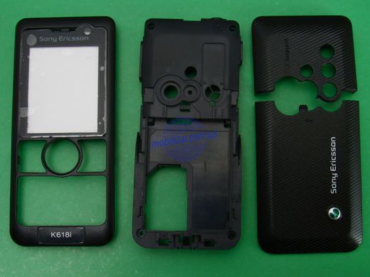 Корпус телефону Sony Ericsson K618 чорний High Copy