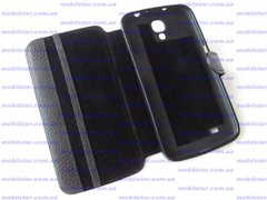 Кожаный чехол-флип для Samsung I9200, Samsung I9205, Samsung I9208 черный