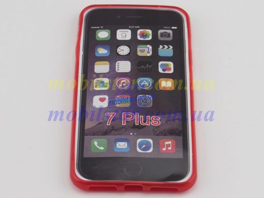 Силікон для IPhone 7 Plus червоний
