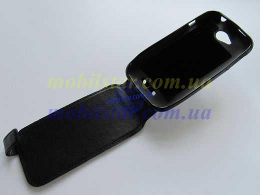 Кожаный чехол-флип для Lenovo A706, Lenovo A760 черный