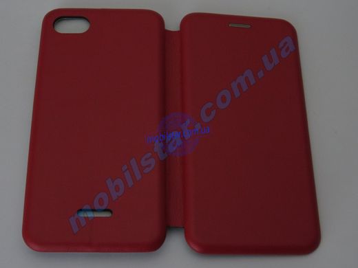 Чехол книжка для Xiaomi Redmi 6A красная
