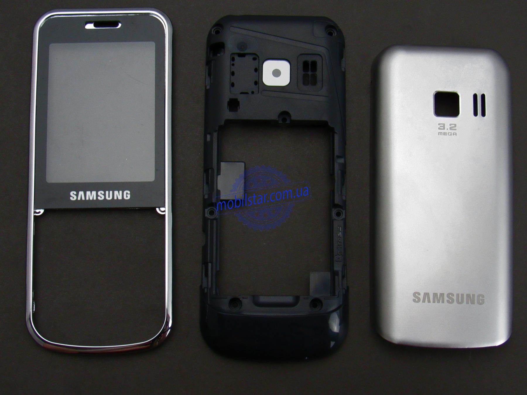 Панель телефона Samsung C3530 серебристый High Copy - MOBILSTAR