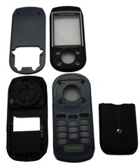 Корпус телефону Sony Ericsson S700 чорний. AAA