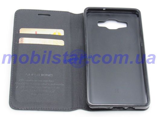 Чехол книжка для Samsung A500, Samsung A5 черная