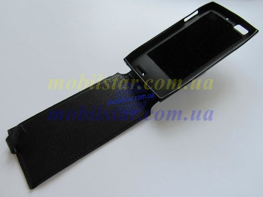 Шкіряний чохол-фліп для Lenovo K900 чорний