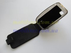 Кожаный чехол-флип для Samsung S5250, Samsung S5750 черный