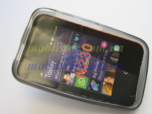 Чехол для Nokia 230 Asha черный