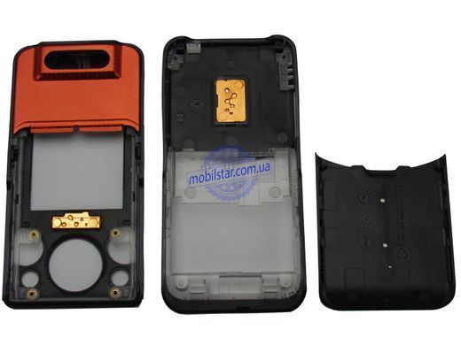 Корпус телефону Sony Ericsson S500 чорний High Copy
