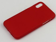 Силикон для IPhone X, IPhone XS красный