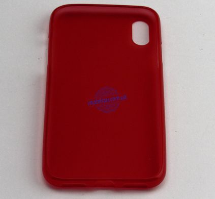 Силикон для IPhone X, IPhone XS красный