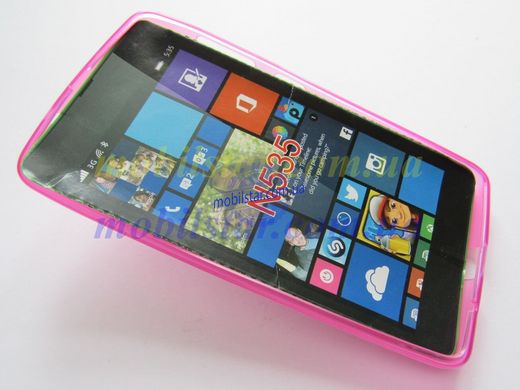 Чехол для Microsoft Lumia 535 розовый