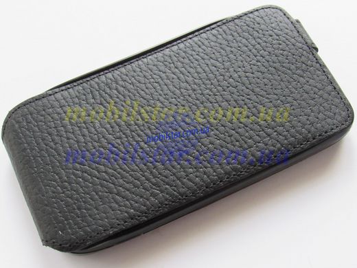Кожаный чехол-флип для Lenovo S720 черный