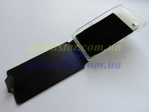 Кожаный чехол-флип для Lenovo P70 черный