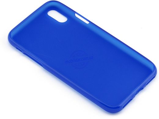 Силікон для IPhone X, IPhone XS синій