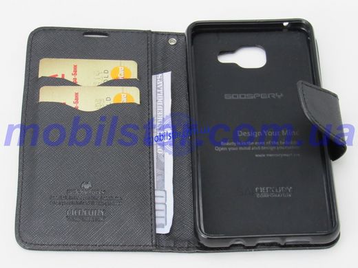 Чехол-книжка для Samsung A510, Samsung A5 черная goospery