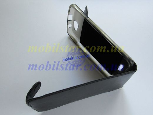 Кожаный чехол-флип для HTC Desire 516 черный