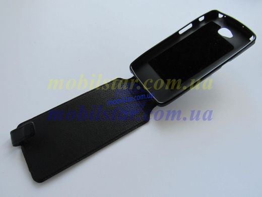 Шкіряний чохол-фліп для LG D680, LG 685, LG 686, LG Pro Life Dual чорний