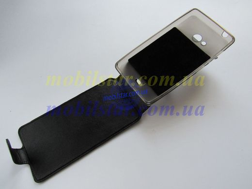 Кожаный чехол-флип для Microsoft Lumia 540, Nokia 540 черный