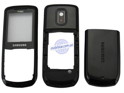 Корпус телефону Samsung C3212 чорний High Copy