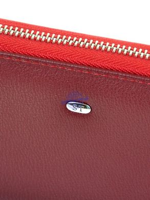 Жіночий гаманець еко-шкіра ST W38 бордовий