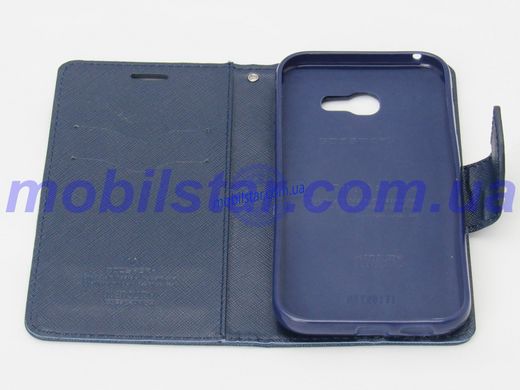 ZЧехол-книжка для Samsung A520, Samsung A5 синяя goospery