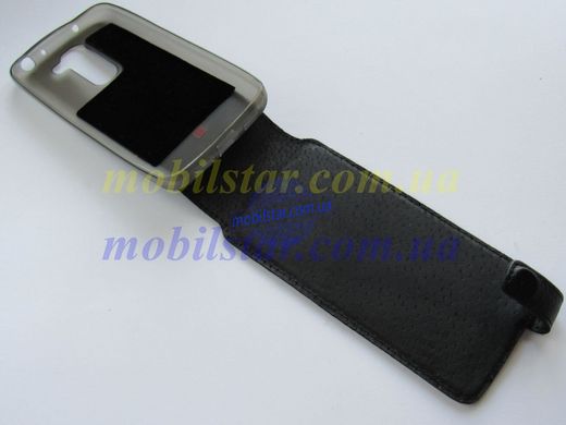 Кожаный чехол-флип для LG D618, LG D620, LG G2mini черный