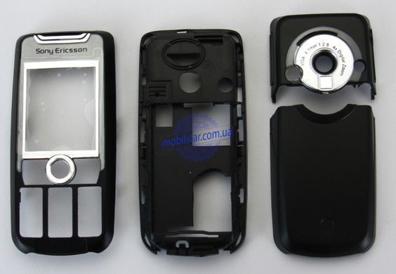 Корпус телефону Sony Ericsson K700 чорний. AAA