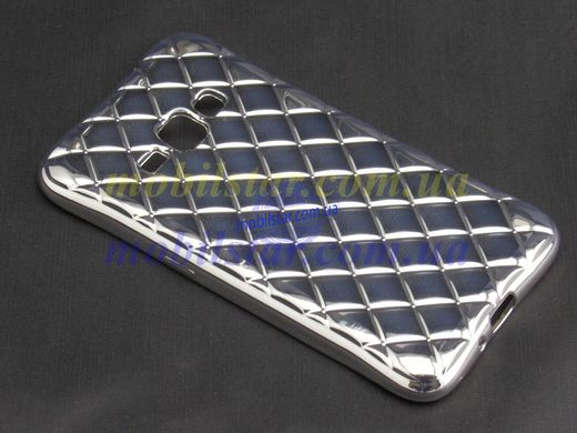 Силікон для Samsung J120, Samsung J1 сріблястий сітка